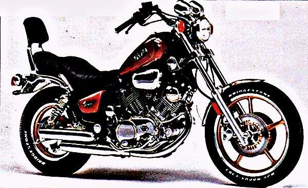 1984 xv1000 virago motorbike A4 Photo Print