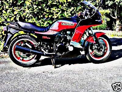 1984 zx750e motorbike A4 Photo Print