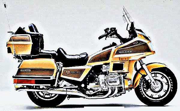 1985 gl1200 motorbike A4 Photo Print