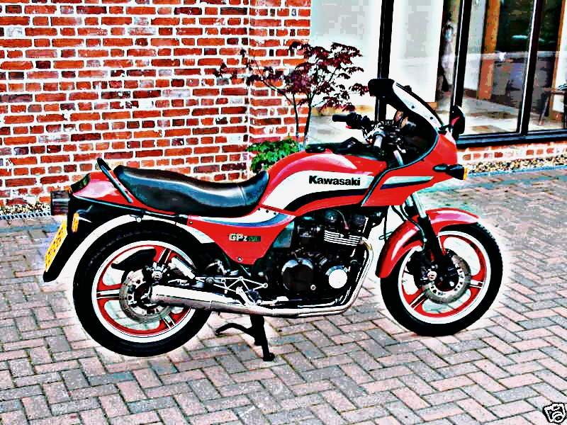 1985 gpz550 motorbike A4 Photo Print