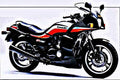 1985 gpz750f motorbike A4 Photo Print