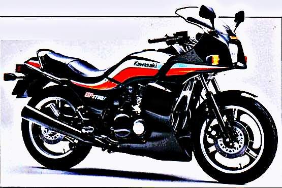 1985 gpz750f motorbike A4 Photo Print