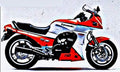 1985 gpz750r motorbike A4 Photo Print