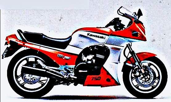 1985 gpz750r motorbike A4 Photo Print