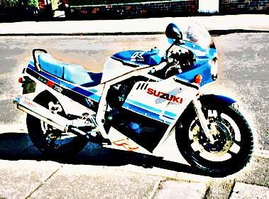 1985 gsxr750f motorbike A4 Photo Print