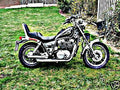 1985 honda shadow motorbike A4 Photo Print