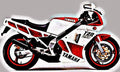 1985 tzr250 motorbike A4 Photo Print