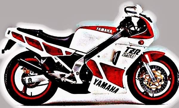 1985 tzr250 motorbike A4 Photo Print