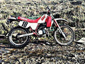 1985 yamaha dt125 motorbike A4 Photo Print