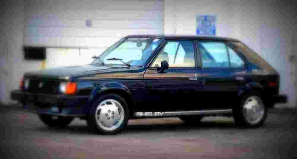 1986 Shelby Omni GLHS Hatchback A4 Photo Print