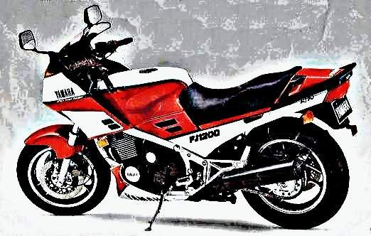 1986 fj1200 motorbike A4 Photo Print
