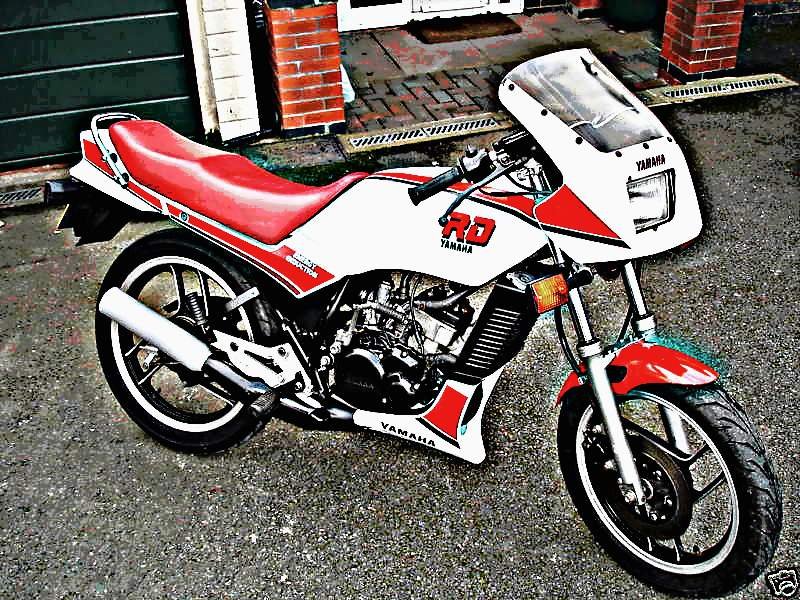 1986 rd125lc motorbike A4 Photo Print