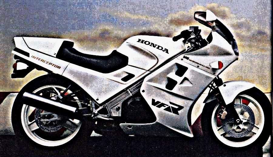 1986 vfr700 motorbike A4 Photo Print