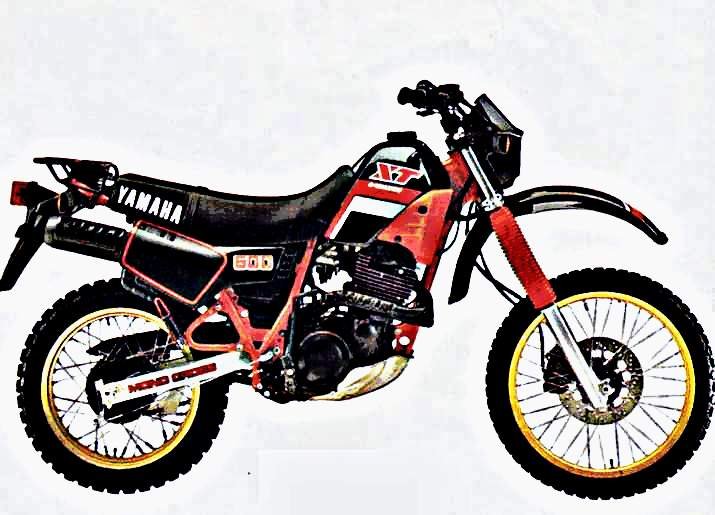 1986 xt600 motorbike A4 Photo Print