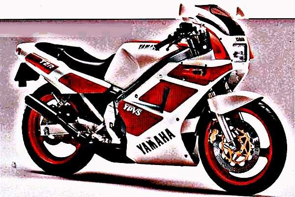 1987 88 tzr250 motorbike A4 Photo Print