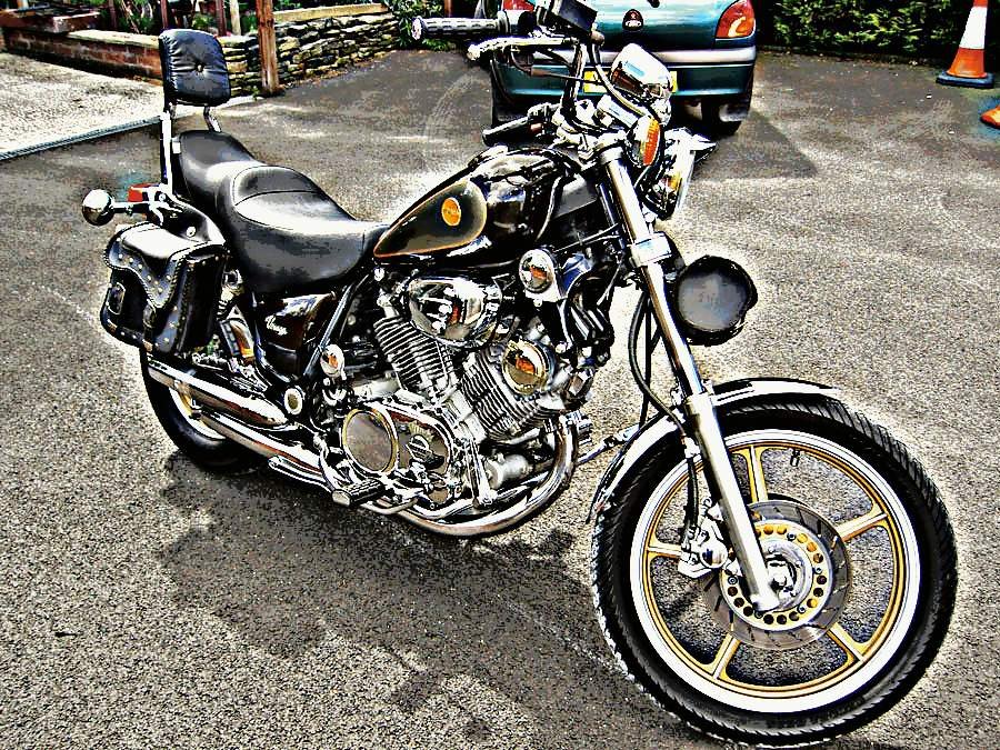 1987 Yamaha Xv1000 motorbike A4 Photo Print