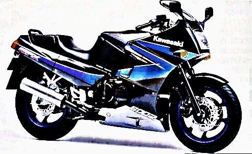 1987 gpx600r motorbike A4 Photo Print
