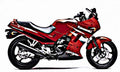1987 gpz250r motorbike A4 Photo Print