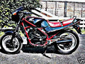 1987 honda vt250 motorbike A4 Photo Print