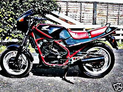 1987 honda vt250 motorbike A4 Photo Print