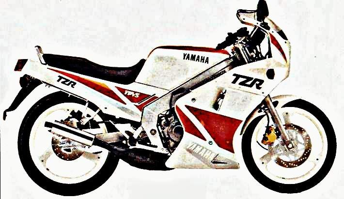 1987 tzr125 motorbike A4 Photo Print