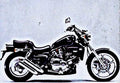 1987 vf 750c motorbike A4 Photo Print