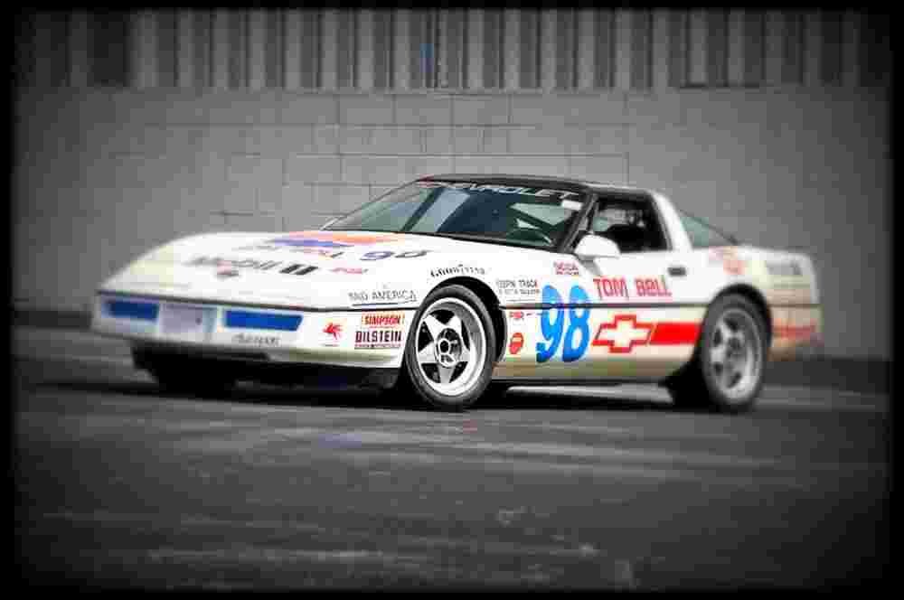 1988 Chevrolet Corvette Challenge A4 Photo Print