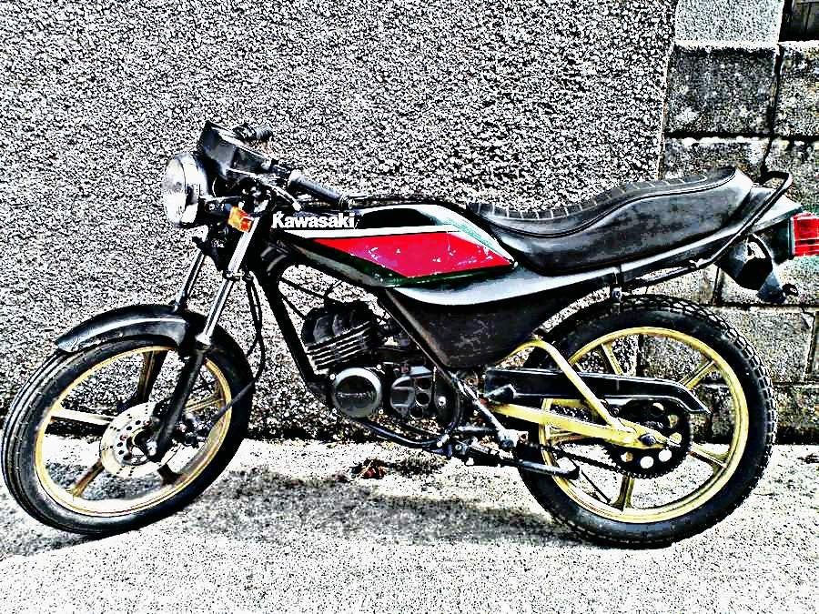1988 ar50 motorbike A4 Photo Print