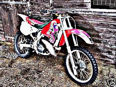 1988 cr250 motorbike A4 Photo Print