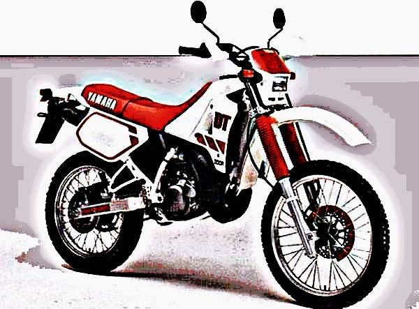 1988 dt200r motorbike A4 Photo Print