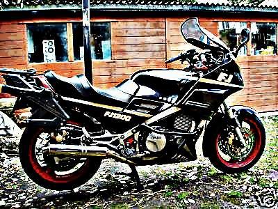 1988 fj1200 motorbike A4 Photo Print