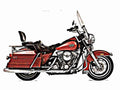 1988 flhs motorbike A4 Photo Print