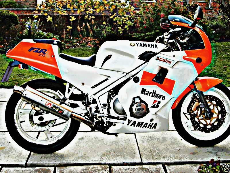1988 fzr250 motorbike A4 Photo Print