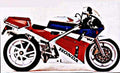1988 vfr 400r motorbike A4 Photo Print