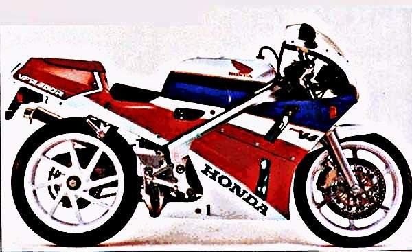 1988 vfr 400r motorbike A4 Photo Print