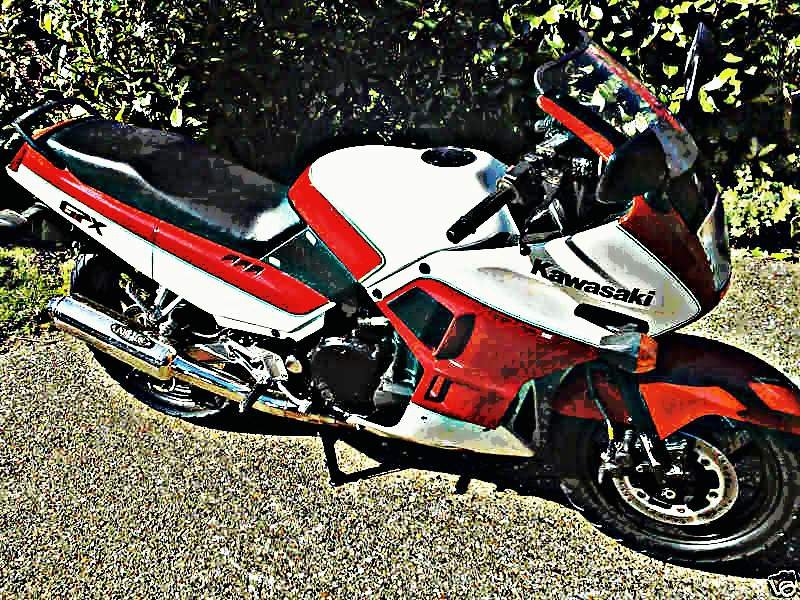1988 zx750 motorbike A4 Photo Print