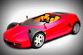1989 Ferrari 328 Conciso Concept Car A4 Photo Print