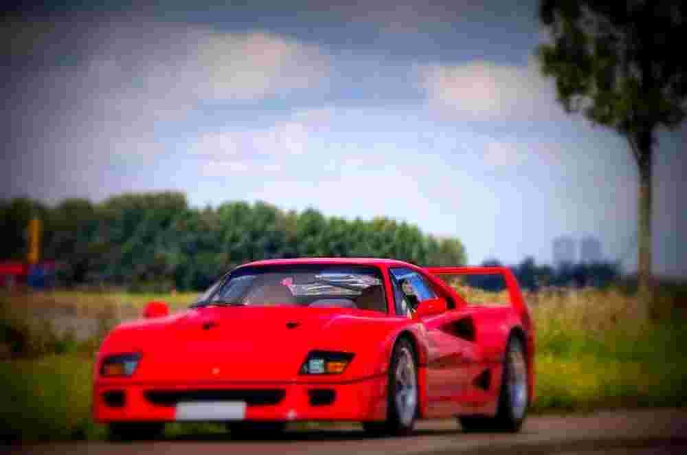 1989 Ferrari F40 A4 Photo Print