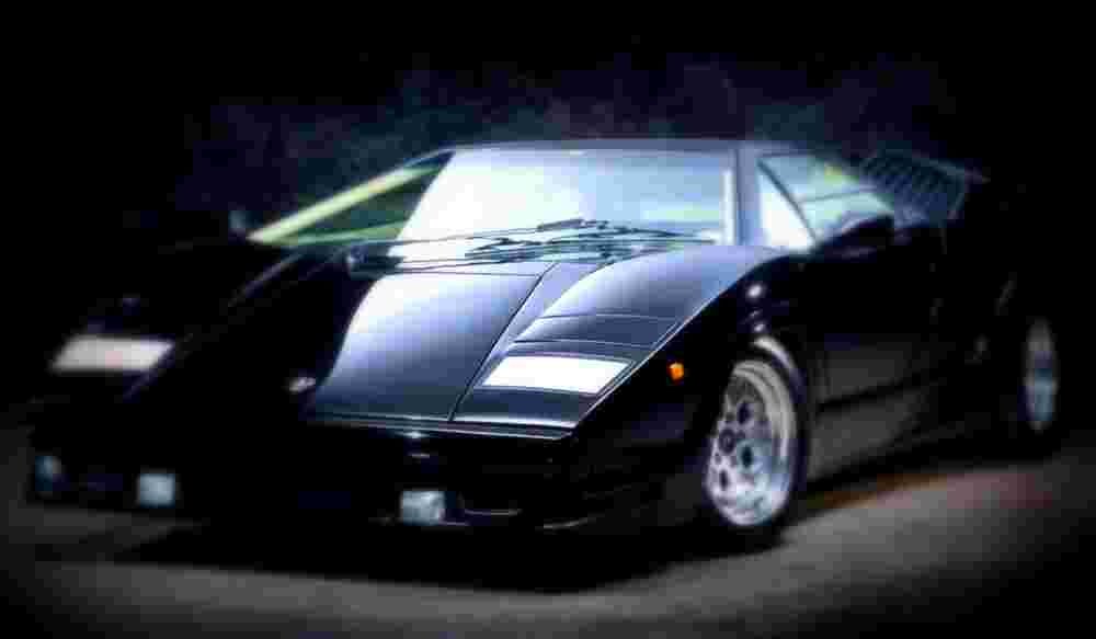 1989 Lamborghini Countach 25th Anniversary A4 Photo Print