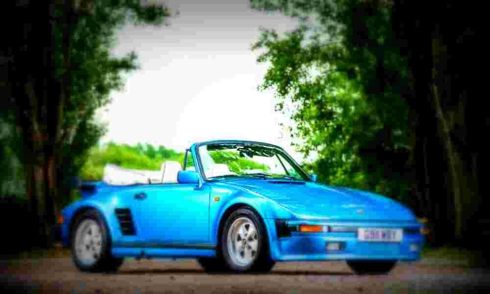 1989 Porsche 911 930 Turbo SE Flachbau Cabriolet A4 Photo Print
