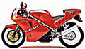 1989 ducati 851 strada motorbike A4 Photo Print