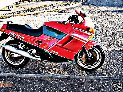 1989 ducati paso motorbike A4 Photo Print