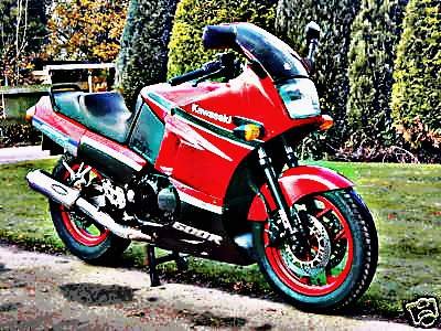 1989 gpx600 motorbike A4 Photo Print