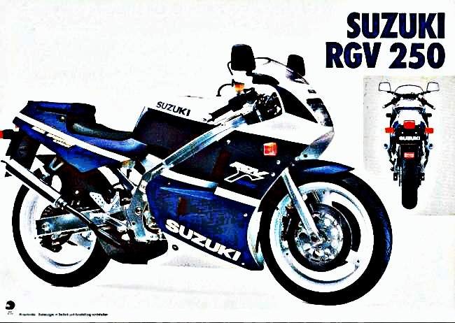 1989 rgv250 motorbike A4 Photo Print