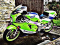 1989 zxr750 motorbike A4 Photo Print