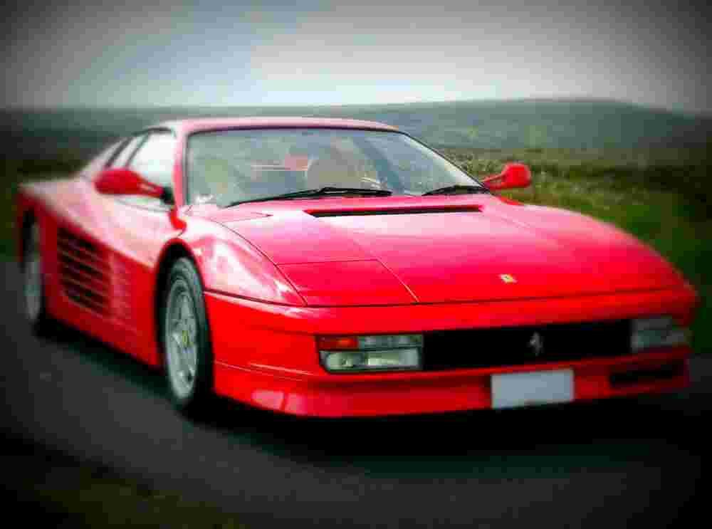 1990 Ferrari Testarossa A4 Photo Print