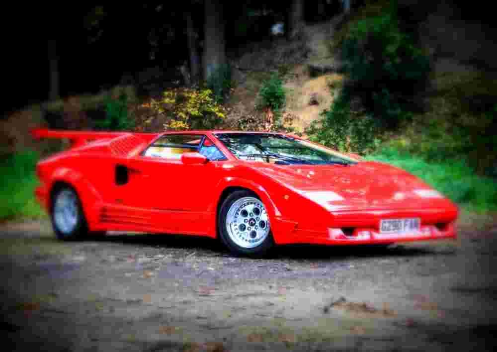 1990 Lamborghini Countach 25th Anniversary A4 Photo Print