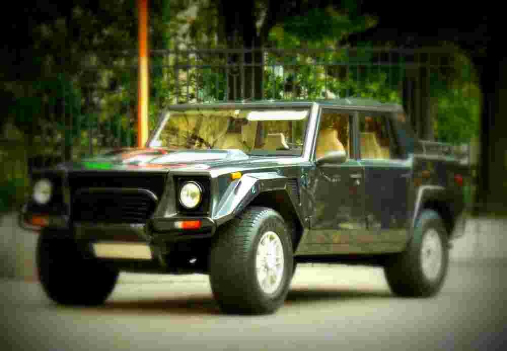 1990 Lamborghini LM002 A4 Photo Print