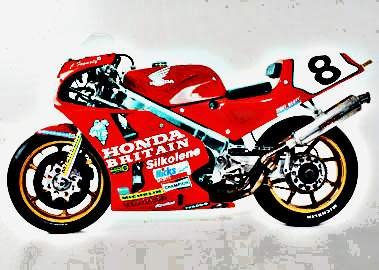 1990 rc30 motorbike A4 Photo Print