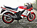1990 rd350 ypvs f2 motorbike A4 Photo Print